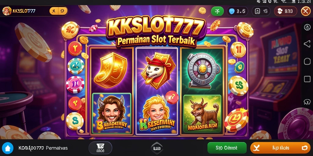 Tampilan gameplay KKSLOT777 yang seru dan menarik.