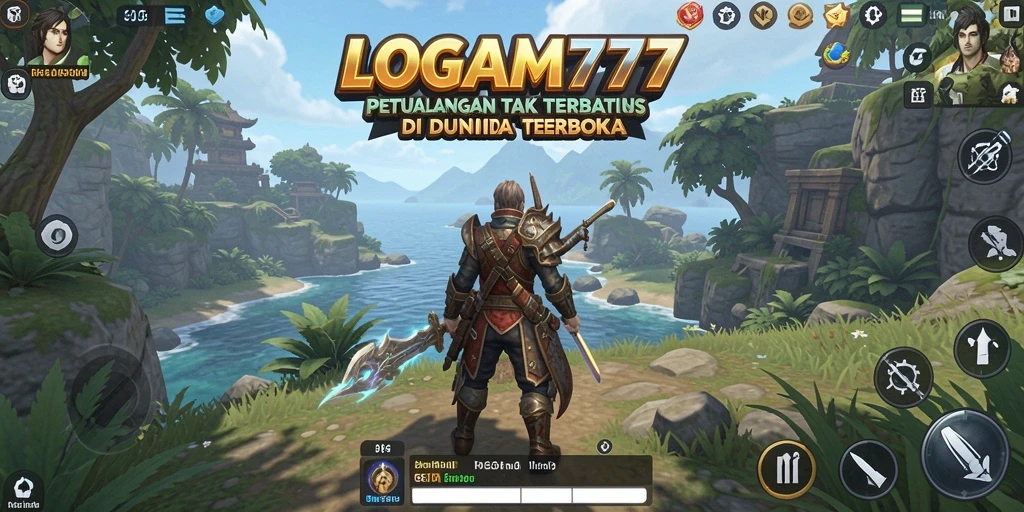 Tampilan gameplay LOGAM777 yang seru dan interaktif di dunia terbuka.