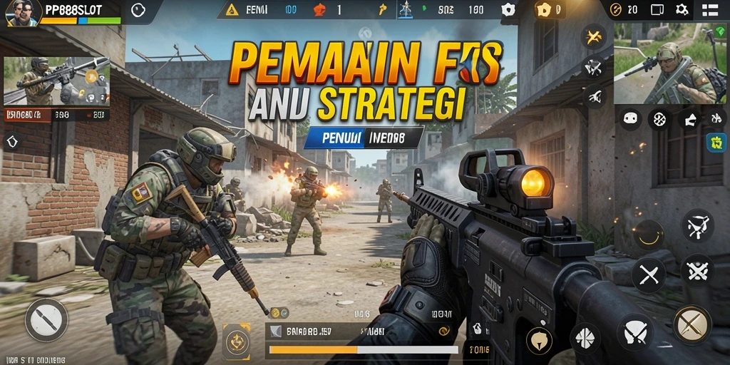 Gameplay PP88SLOT dengan aksi tembak-menembak yang cepat dan menegangkan.