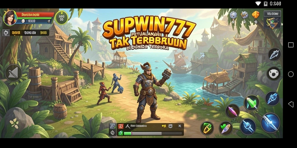 Screenshot gameplay SUPWIN777 dalam dunia terbuka yang luas dan menarik.