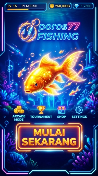 Tampilan utama aplikasi poros77 yang ramah pengguna.